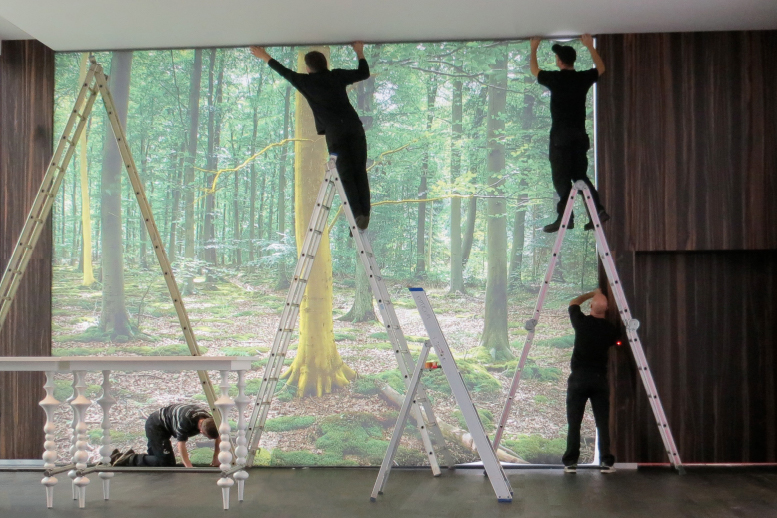 wandtextiel door opticom